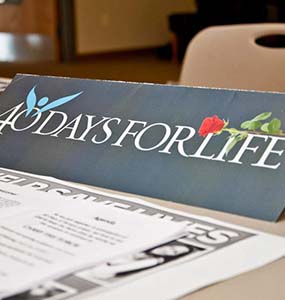 Application to lead 40 Days for Life Now Open