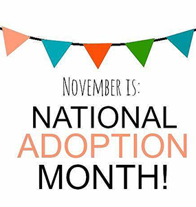 Month is to celebrate the families who have grown through adoption